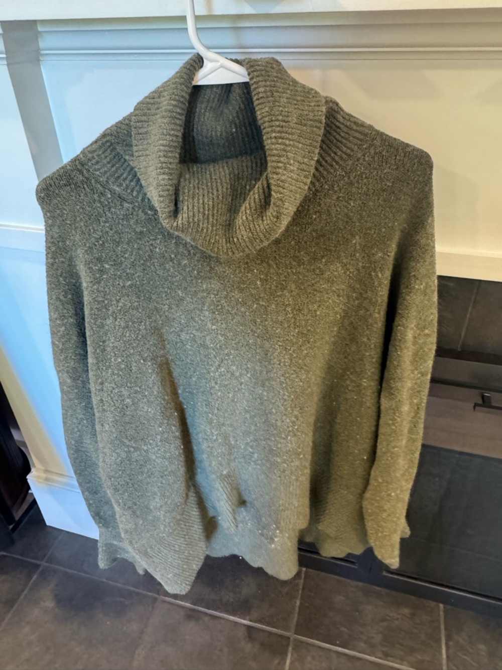 French Connection Olive Turtleneck Sweater